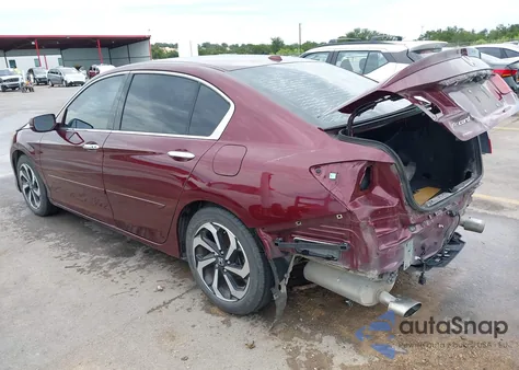 2016 Honda Accord Ex-L V-6 из США, поврежденный, VIN 1HGCR3F8XGA014155